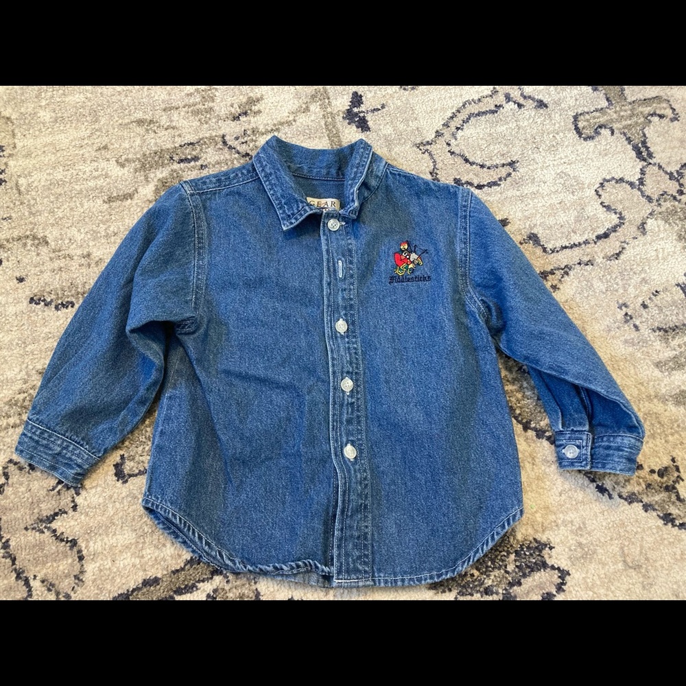 Gear for Sports Toddler size 3T jean button up